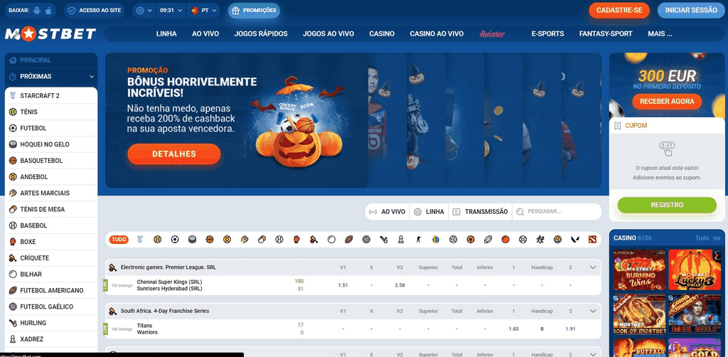 Mostbet - Spor Bahisleri ve Online Casino